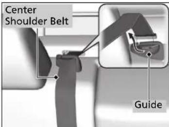 Center Shoulder Belt Guide