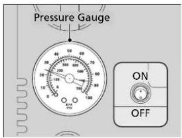 Pressure Gauge ON OFF