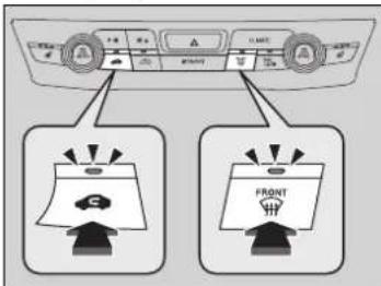 Honda Clarity Electric (2018) - ■To rapidly defrost the windows - 1