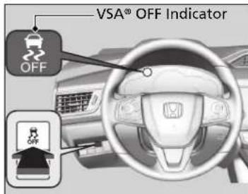 VSA® OFF Indicator OFF OFF