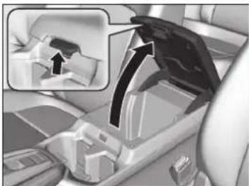 Honda Clarity Electric (2018) - Console Compartment - 1