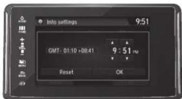 Info settings GMT: 01:10 +08:41 9 : 51 PM Reset OK