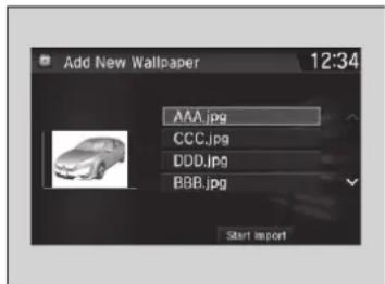 Add New Wallpaper 12:34 AAA.jpg CCC.jpg DDD.jpg BBB.jpg Start import