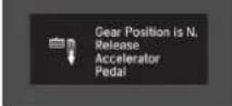 Honda Clarity Electric (2018) - Driver Information Interface Warning and Information Messages - 35