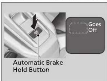 Automatic Brake Hold Button Goes Off