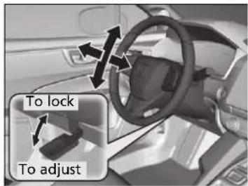 To lock To adjust