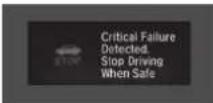 Honda Clarity Electric (2018) - Driver Information Interface Warning and Information Messages - 1