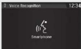Voice Recognition 12:34 Smartphone
