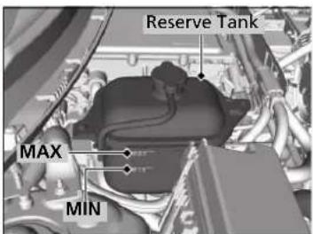 Reserve Tank MAX MIN