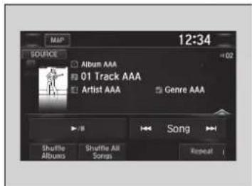 MAP 12:34 SOURCE Album AAA 01 Track AAA Artist AAA Genre AAA ▶ 8 Song Shuttle Albums Shuttle All Songs Repeat