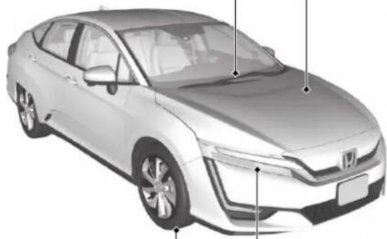 Honda Clarity Electric (2018) - Wiper Blades - 1