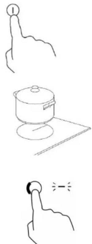 Infiniton VIT4T23 - Usando sua placa de cerâmica Para começar a cozinhar - 1
