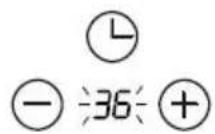 Infiniton VIT4T23 - Usando o timer como um atenuador de minutos Se você não estiver selecionando nenhuma zona de cozimento - 4