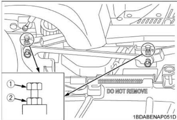 ① ② DO NOT REMOVE 1BDABENAP051D