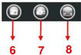 FOSCAM QJ2 - Section7 Play / Stop / Talk / Audio / Snap / Record / Full screen button - 2