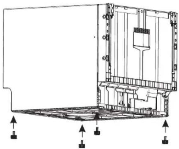 MIDEA MDWB1BL - Step 5: Install the adjust screw into the base - 1