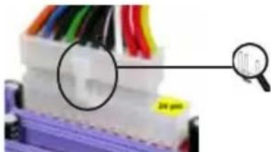 ECS RX480-A - Connecting 20/24-pin power cable - 1