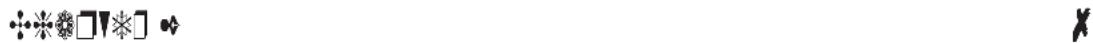 Image containing a series of symbols and a large 'X' symbol, likely representing a menu or label.