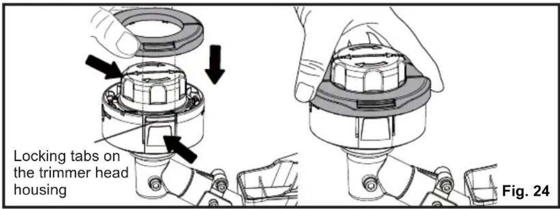 LawnMaster NPTGSS2617A - SPOOL REPLACEMENT (See Figs. 22-24) - 2