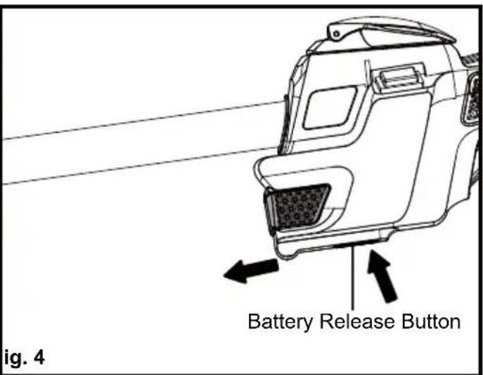 LawnMaster NPTGSS2617A - To remove the battery pack: - 2