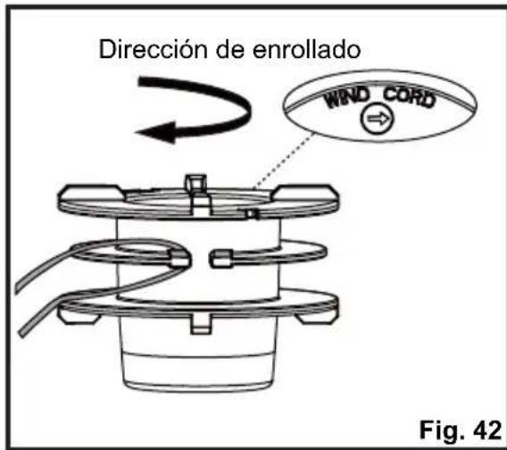 LawnMaster NPTGSP2517A - CAMBIO DEL HILO (Consulte las Figuras 41-43) - 2