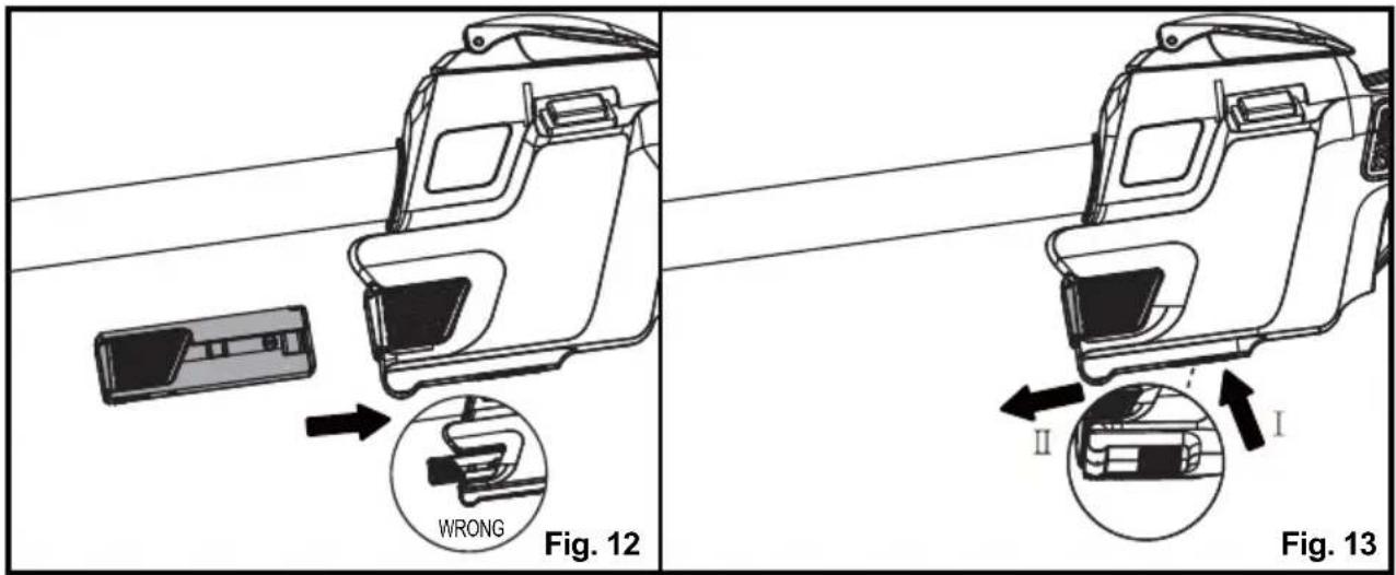 LawnMaster NPTGSP2517A - To remove the battery pack: - 1