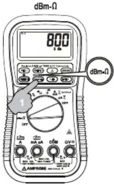 Amprobe AM-160-A - AC Voltage, DC Voltage, DC+AC Voltage, & \~ Hz Line Level Frequency - 2