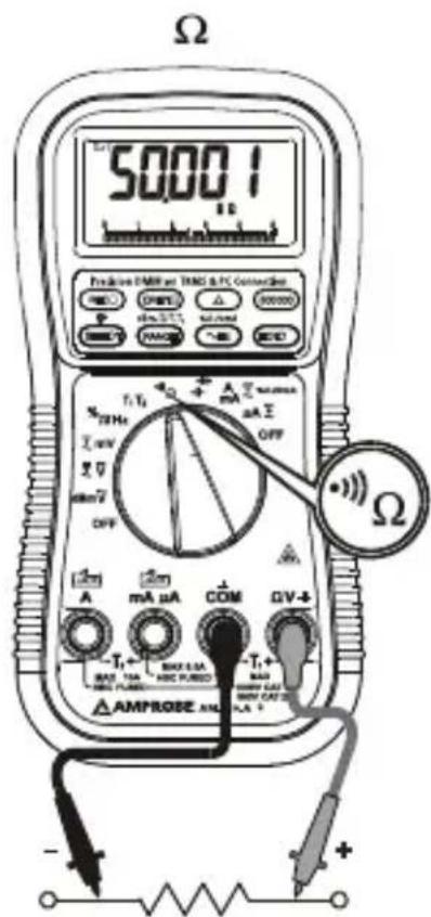 Amprobe AM-160-A - Ω Resistance, • continuity functions - 1