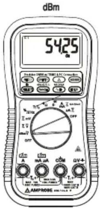 Amprobe AM-160-A - AC Voltage, DC Voltage, DC+AC Voltage, & \~ Hz Line Level Frequency - 3
