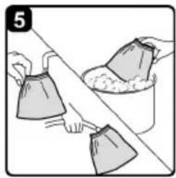 Vacmaster VH105 - INSTALLING & CLEANING REUSABLE CLOTH FILTER - 5