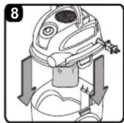 Vacmaster VH105 - GENERAL ASSEMBLY INSTRUCTIONS - 8