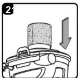 Vacmaster VH105 - OPERATING INSTRUCTIONS: DRY VACUUMING - 1