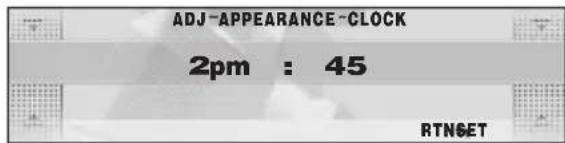 ADJ-APPEARANCE-CLOCK 2pm : 45 RTN6ET