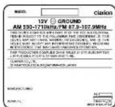 CLARION DB255 - PRECAUTIONS - 2