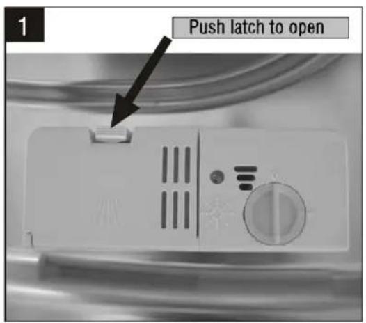 Push latch to open