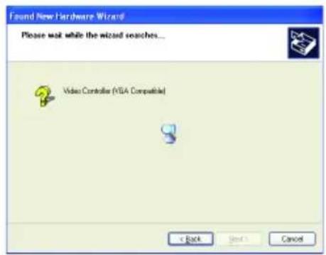 Found New Hardware Wizard! Please wait while the wizard searches... Video Controller (YBA Compatible) < Back Send > Cancel