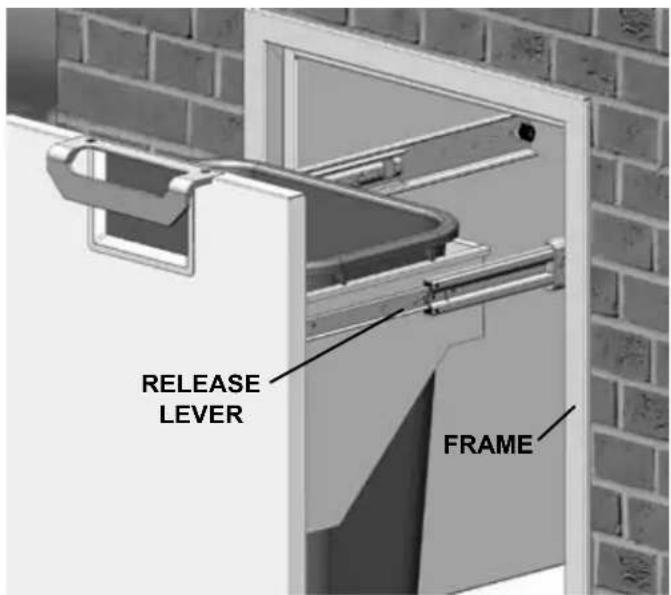 RELEASE LEVER FRAME