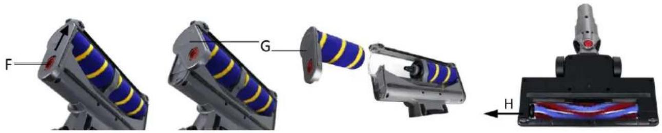 Emerio UVC-123263 - How to clean the brush rollers - 1