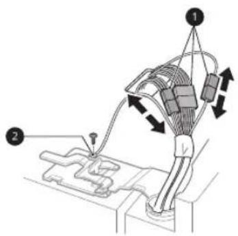Diagram illustrating a person using a device with labeled parts and directional arrows indicating movement or force.