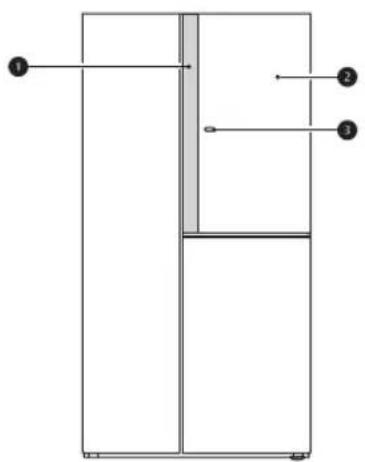 Pure diagram of a vertical structure with labeled components (no text or symbols).