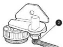 LG GC-B257SBZV - For leveling the freezer and refrigerator doors - 3