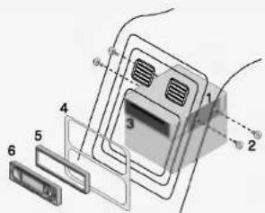 Diagram of a device interior with numbered components and labeled parts, likely illustrating a thermal or electrical system layout.