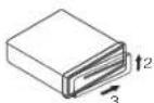 LG LCS325UB - Detaching the control panel - 2