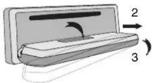LG LAC5710W - Detaching the control panel - 1