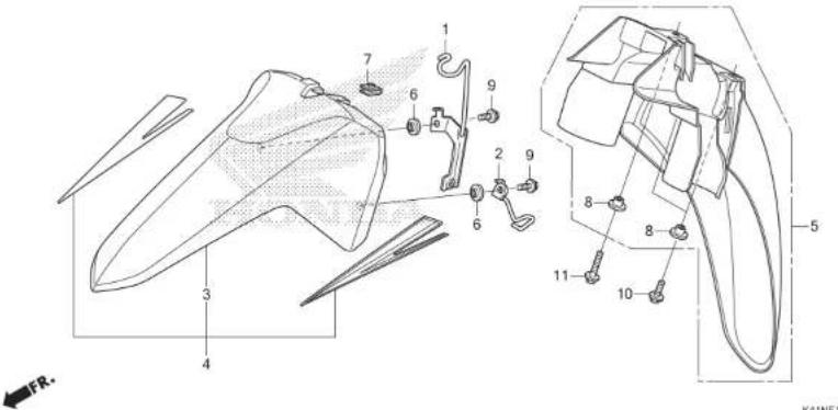 Honda Supra X (2022) - • Pelepasan/Pemasangan - 107