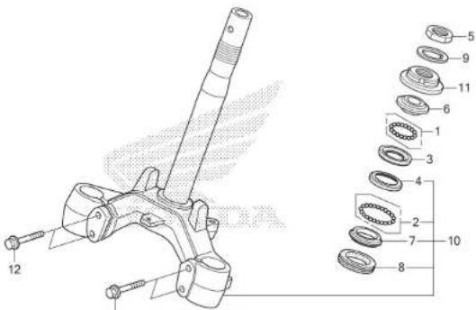 Honda Supra X (2022) - • Pelepasan/Pemasangan - 106