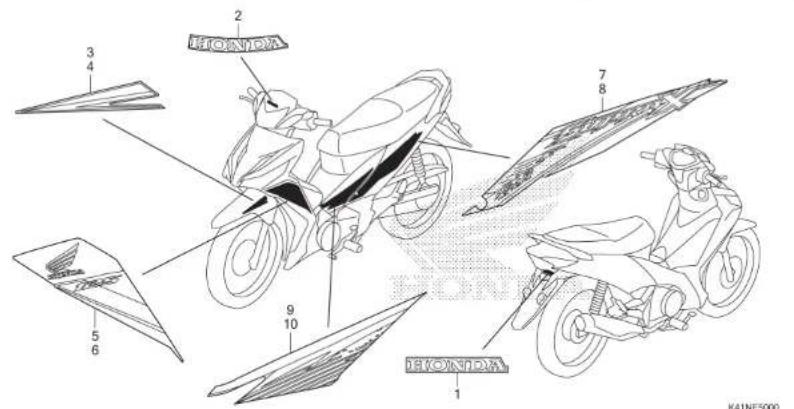 Honda Supra X (2022) - • Pelepasan/Pemasangan - 180