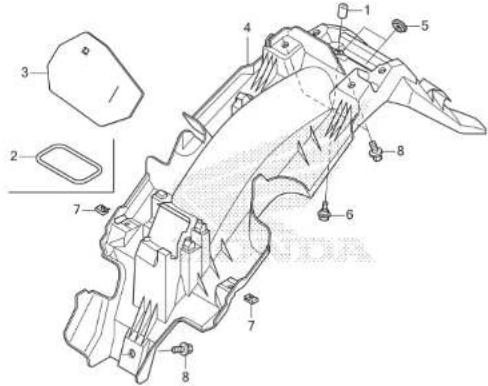 Honda Supra X (2022) - • Pelepasan/Pemasangan - 160