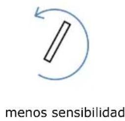 Hand holding a white object with a black label showing '800' and dots, likely indicating a device or component.