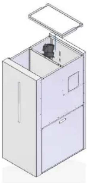 Baxi CBP Matic 18 - Instalación del silo a la direcha de la caldera - 10